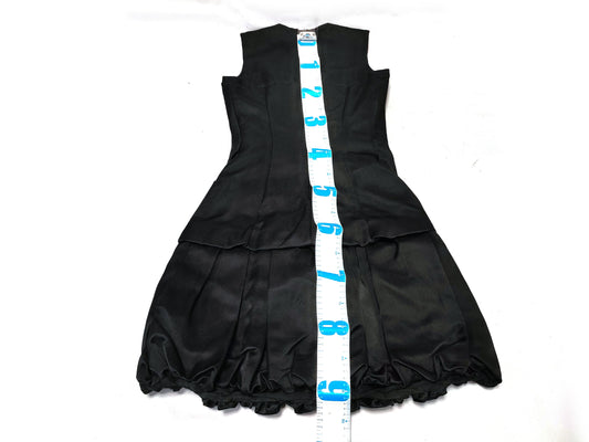 PRADA Black Ruffle Dress