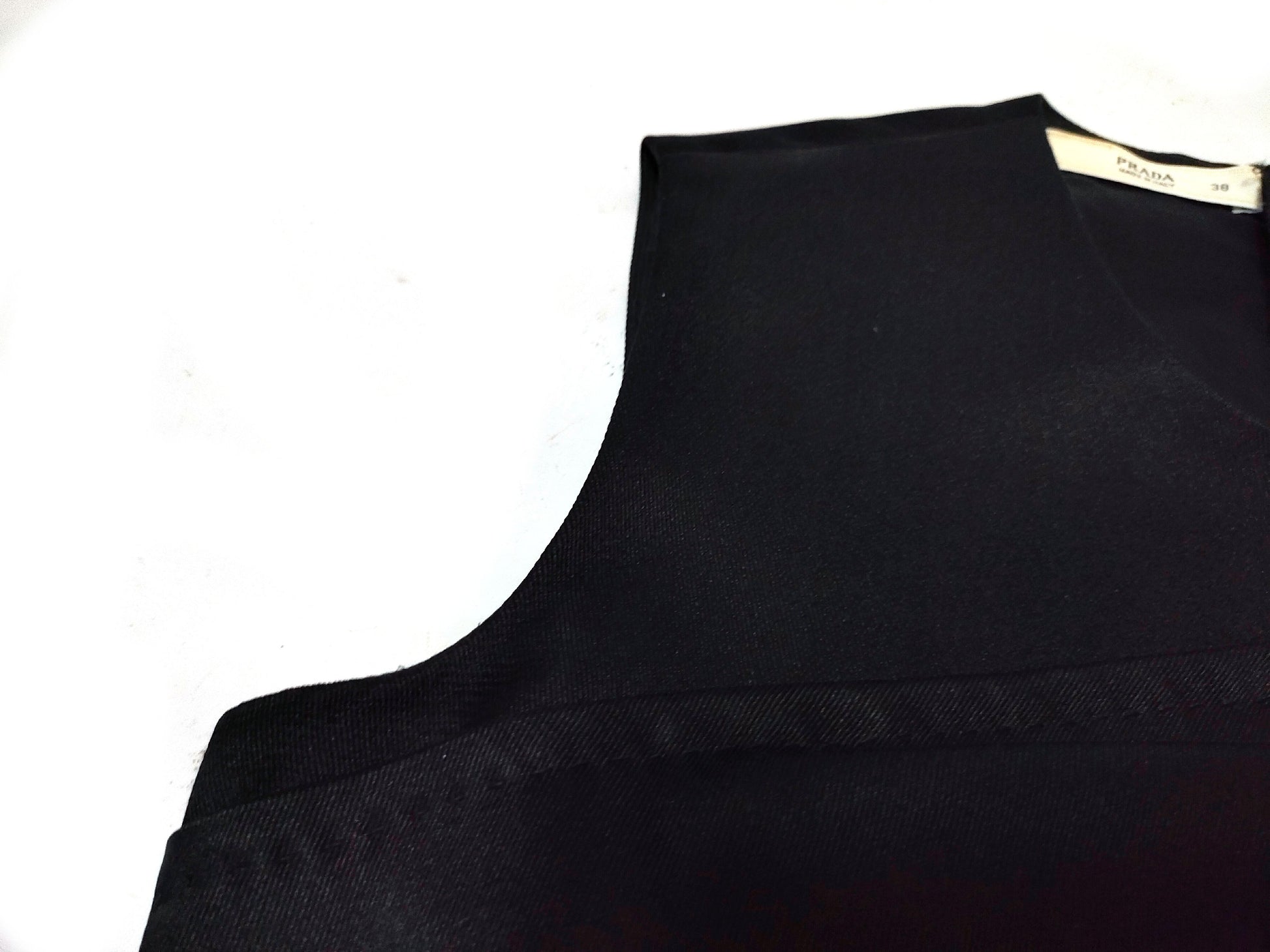 PRADA Black Ruffle Dress
