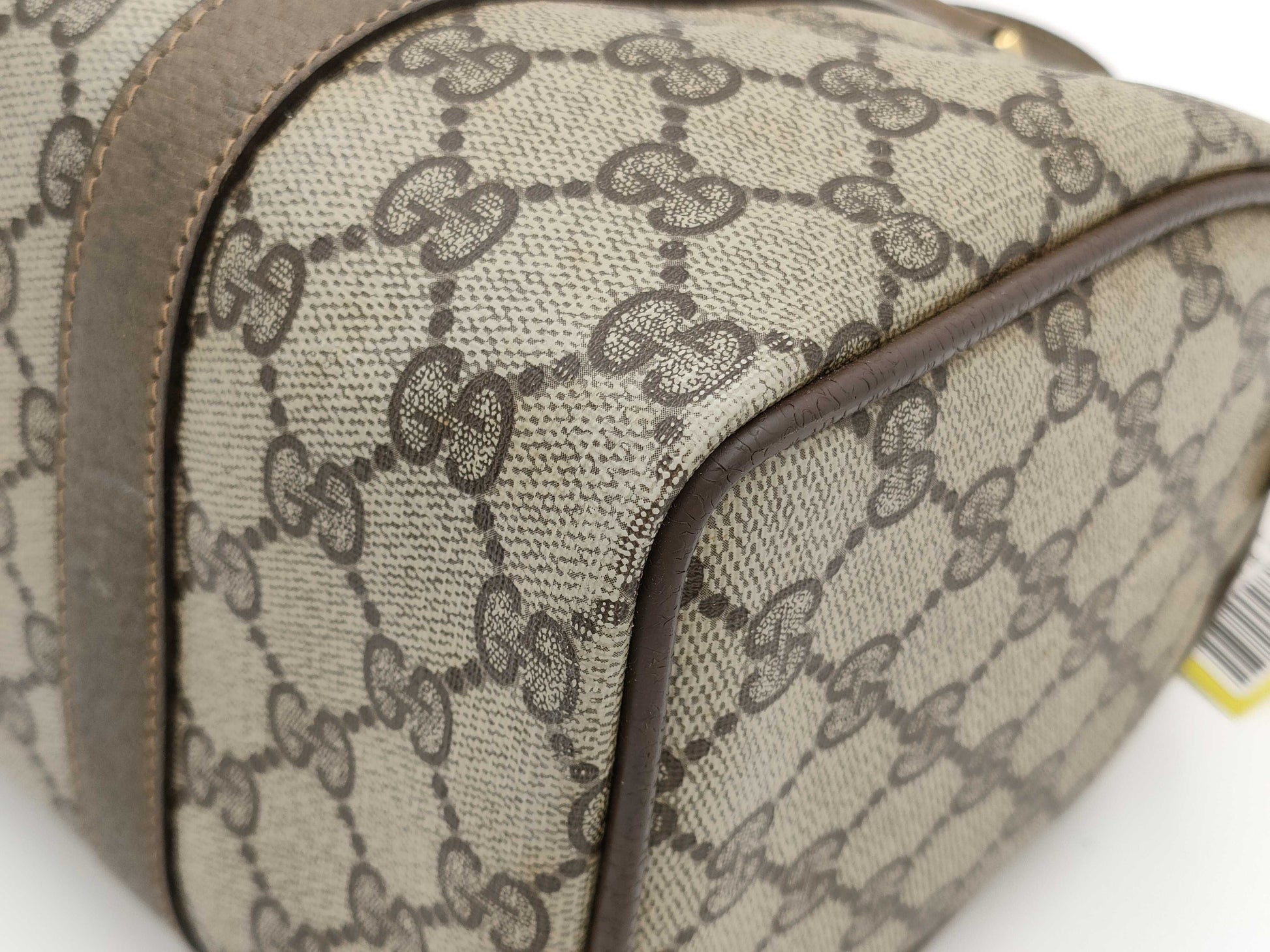 GUCCI GG Supreme 40.02.006 Sherry Mini Boston Handbag