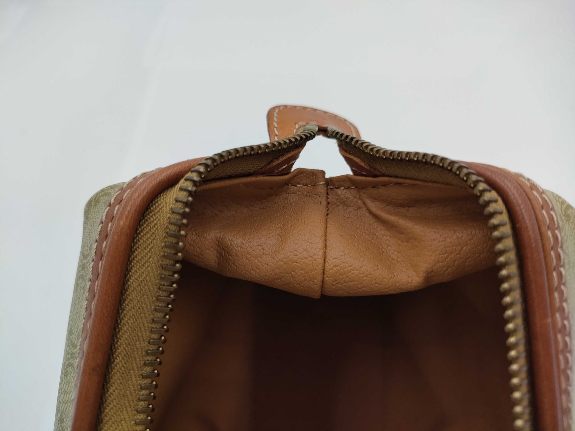 CELINE Macadam pattern pouch