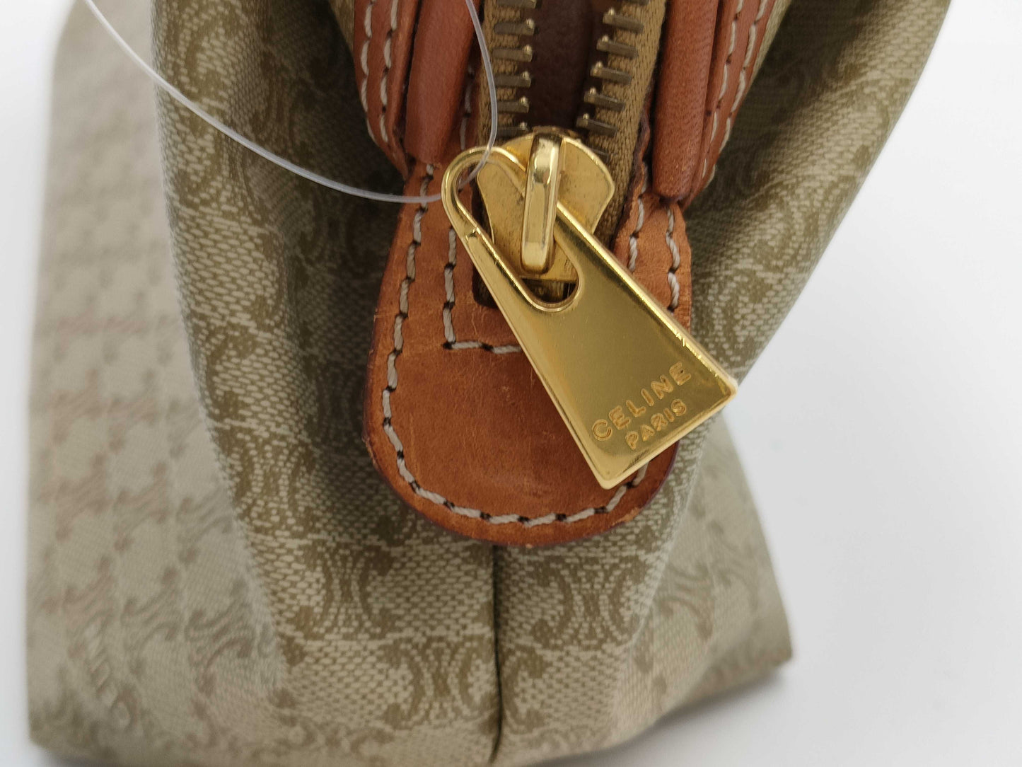 CELINE Macadam pattern pouch