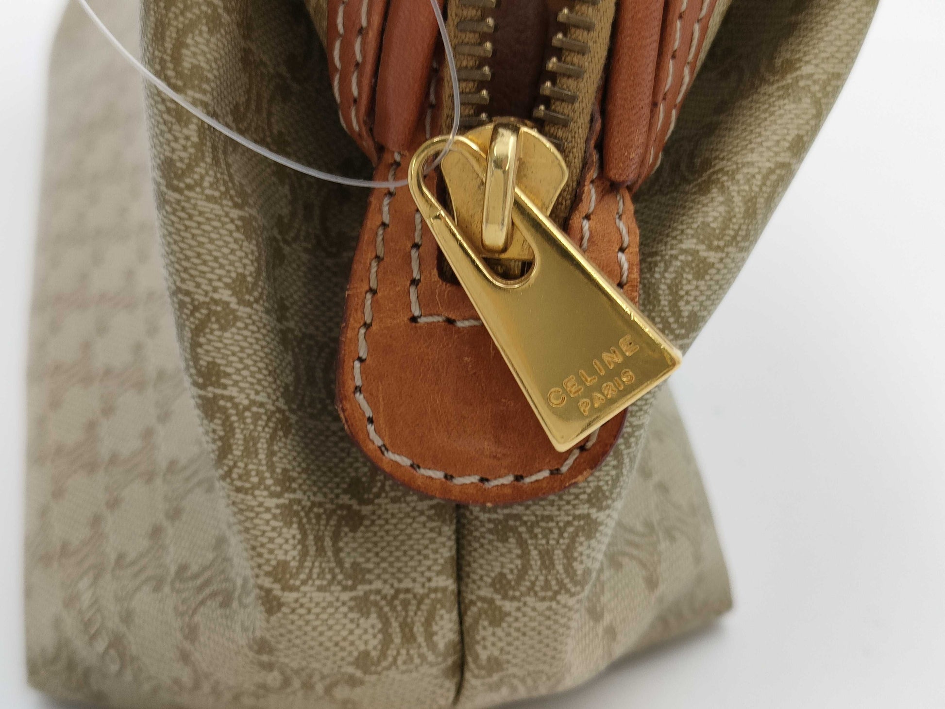 CELINE Macadam pattern pouch
