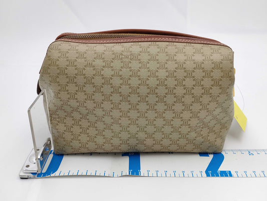 CELINE Macadam pattern pouch