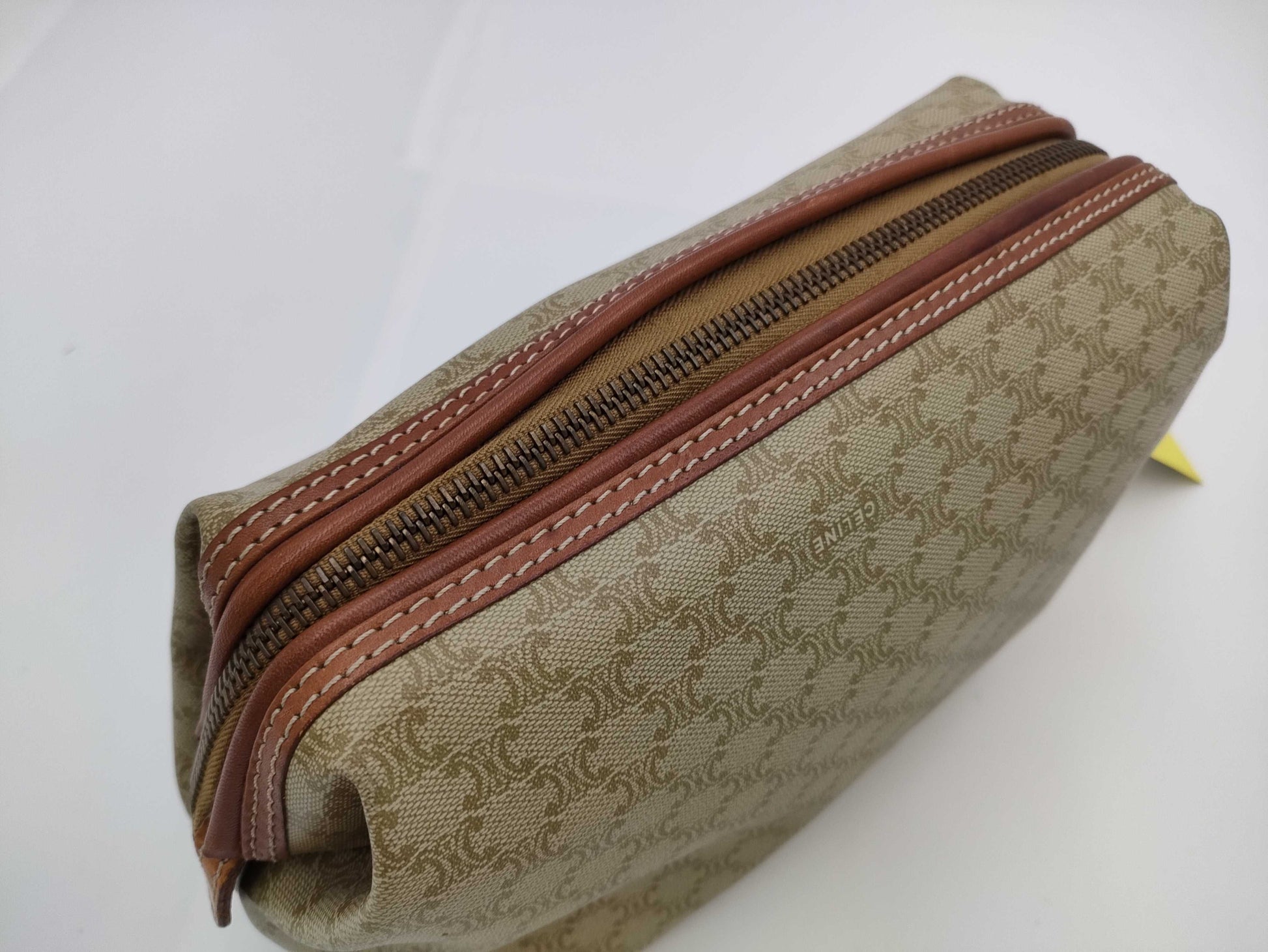 CELINE Macadam pattern pouch