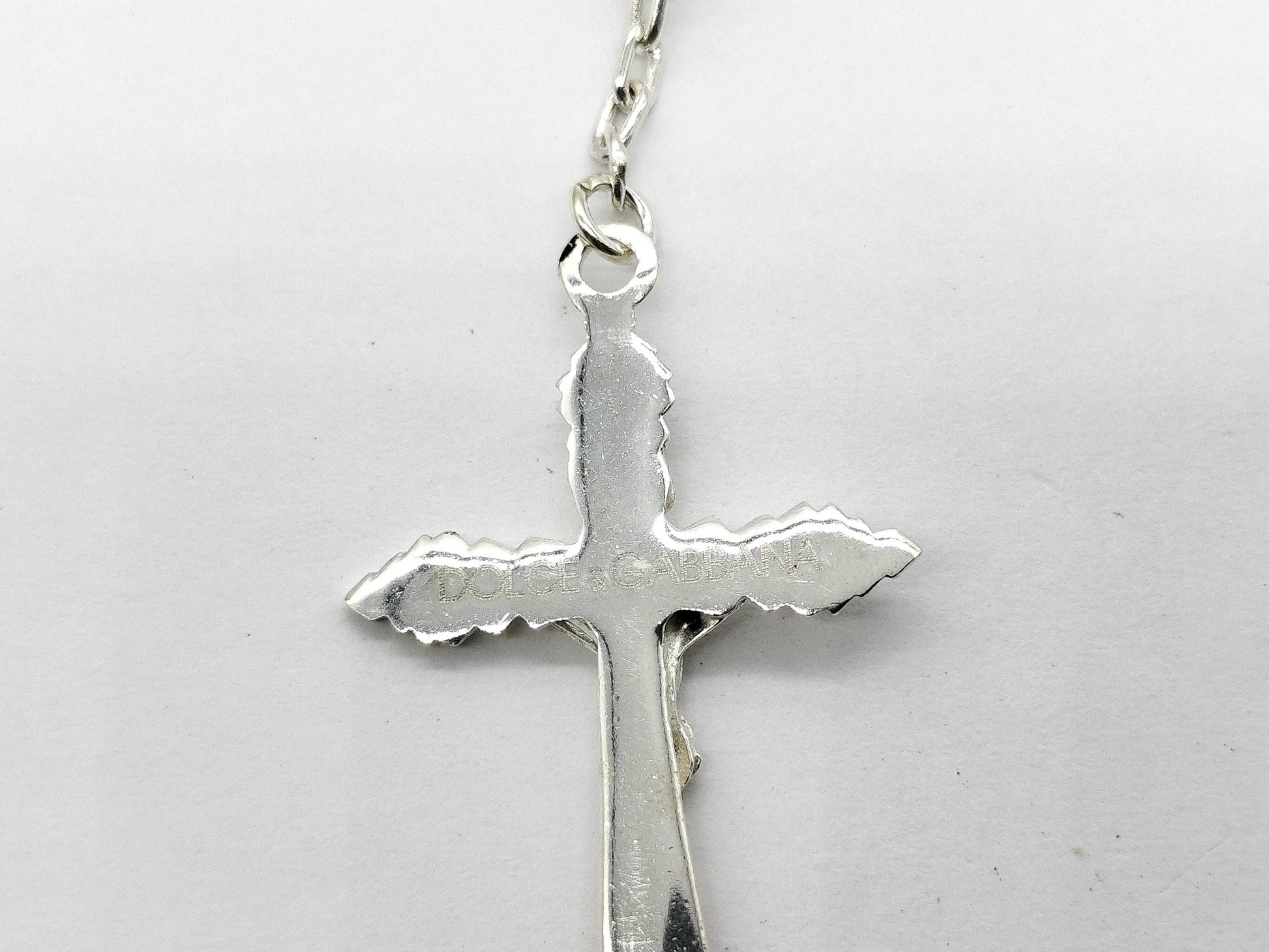 DOLCE & GABBANA SV925 Rosary Ball Chain Necklace