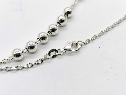 DOLCE & GABBANA SV925 Rosary Ball Chain Necklace