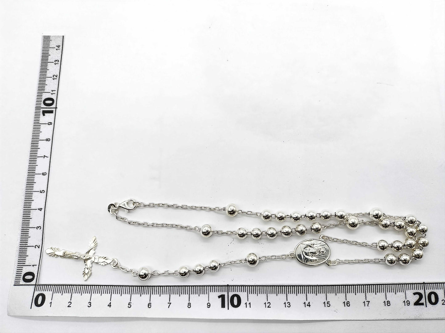 DOLCE & GABBANA SV925 Rosary Ball Chain Necklace