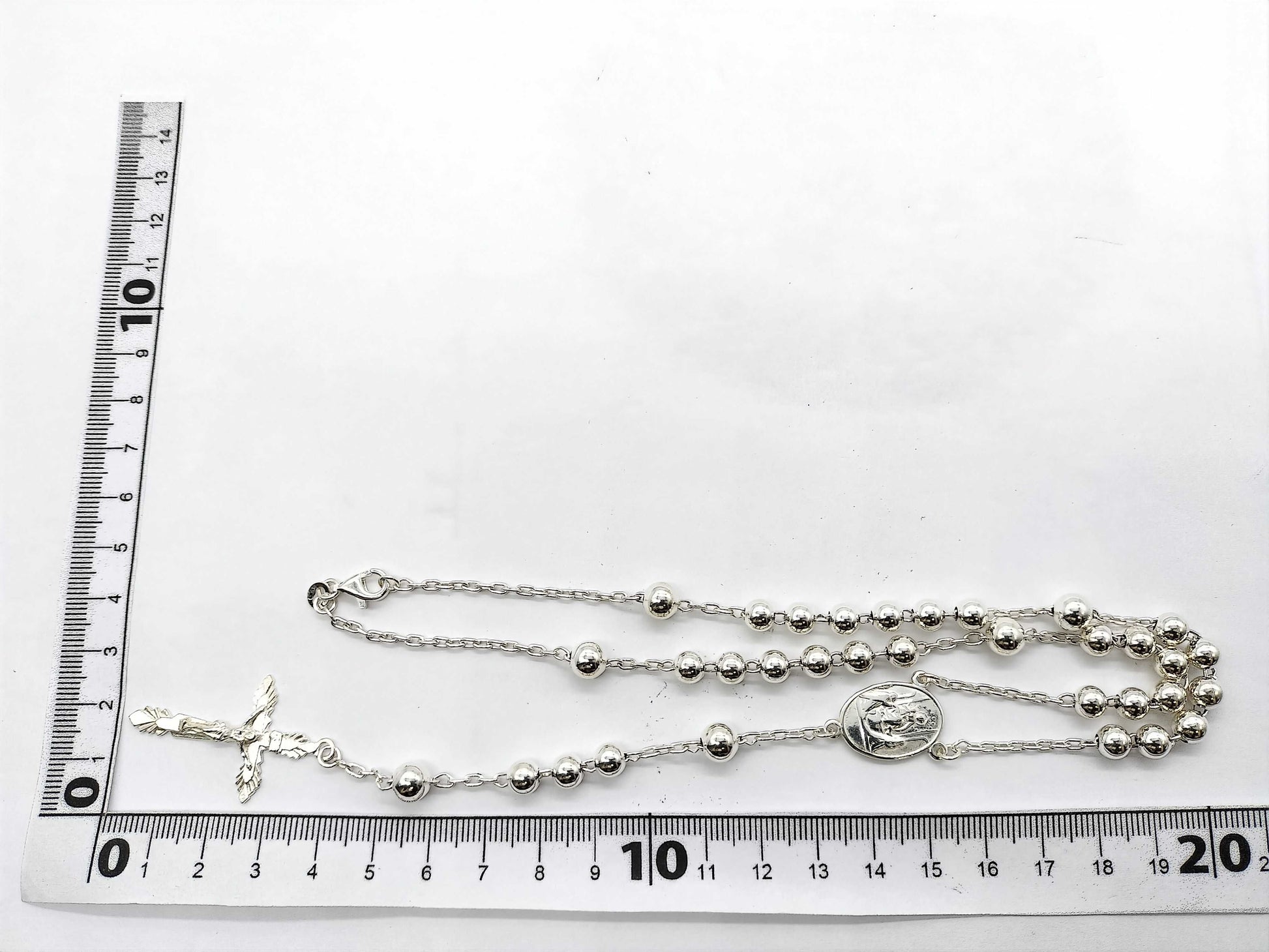DOLCE & GABBANA SV925 Rosary Ball Chain Necklace
