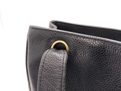 CHANEL Caviar Skin Coco Tote Bag
