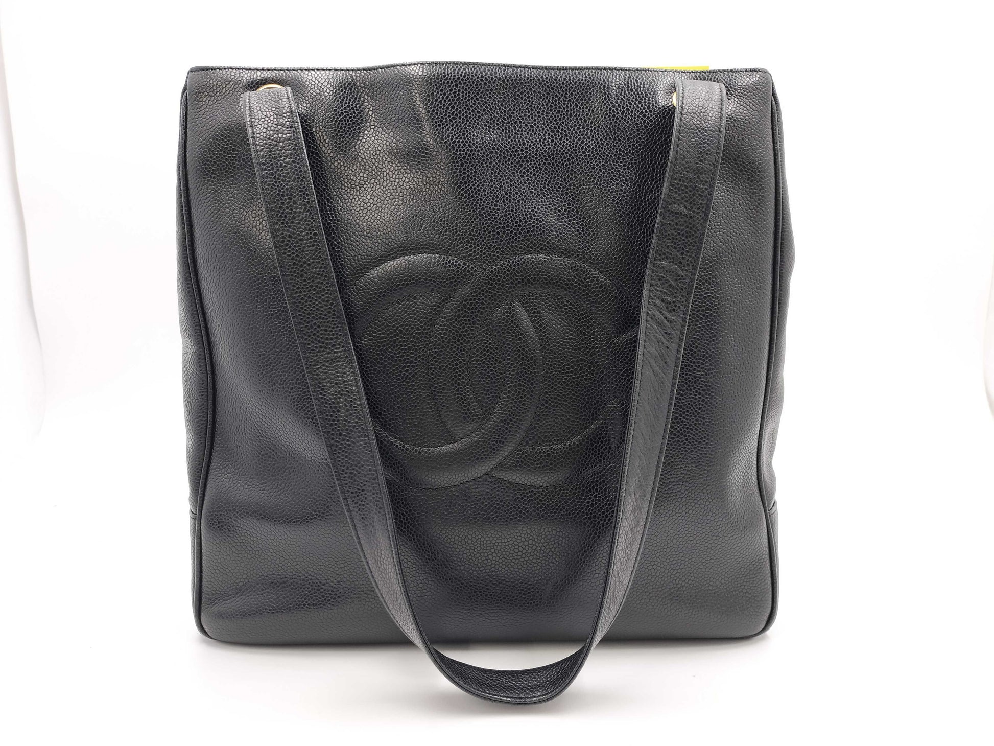 CHANEL Caviar Skin Coco Tote Bag