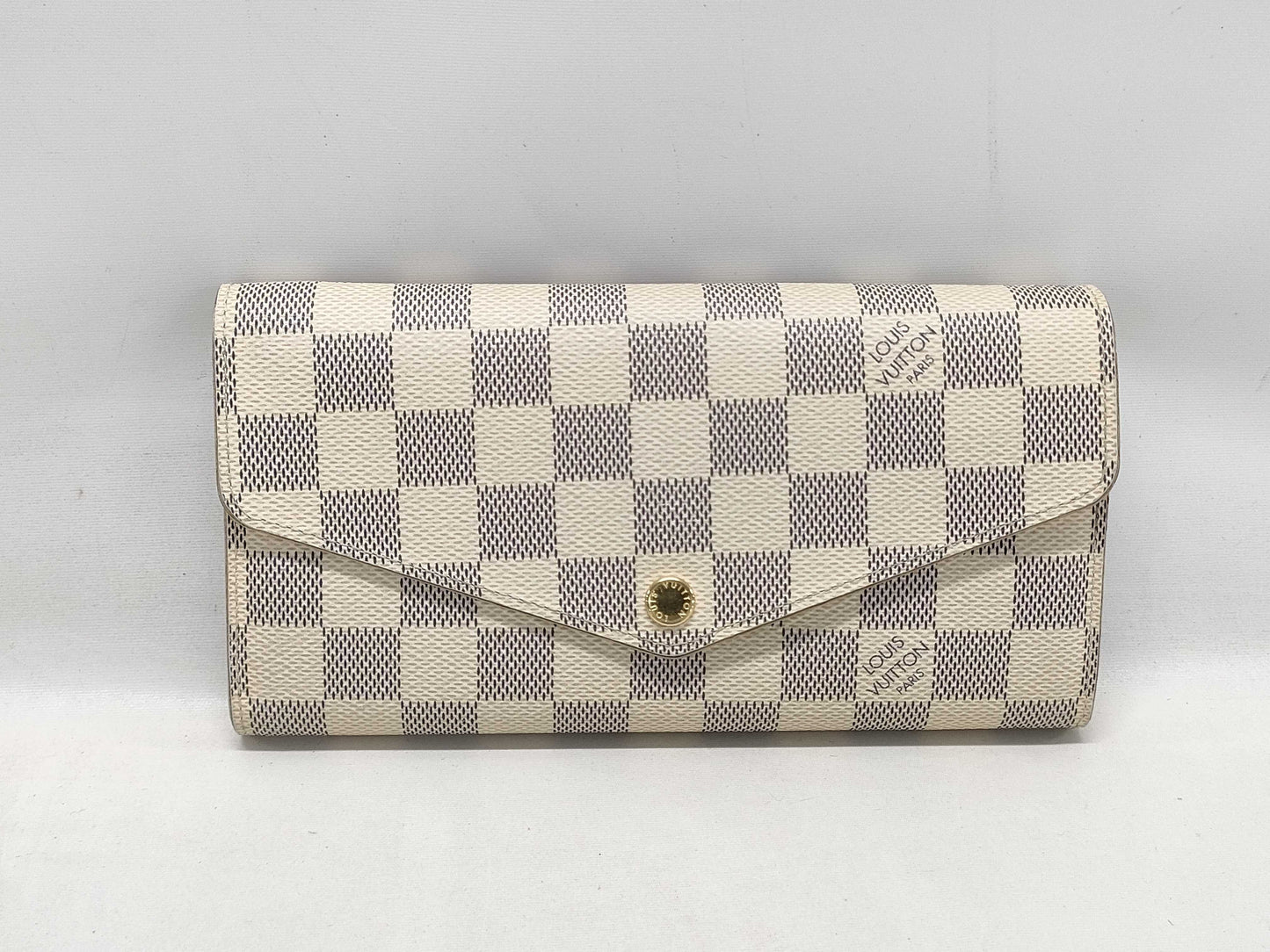 LOUIS VUITTON Damier Azur Portefeuille Sarah Wallet