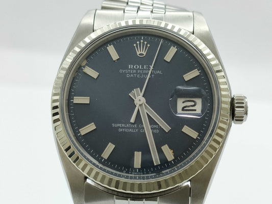 ROLEX 1601 3116715 Blue Dial Boys' Watch
