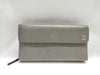 GUCCI 449397 Interlocking G Leather Long Wallet Gray