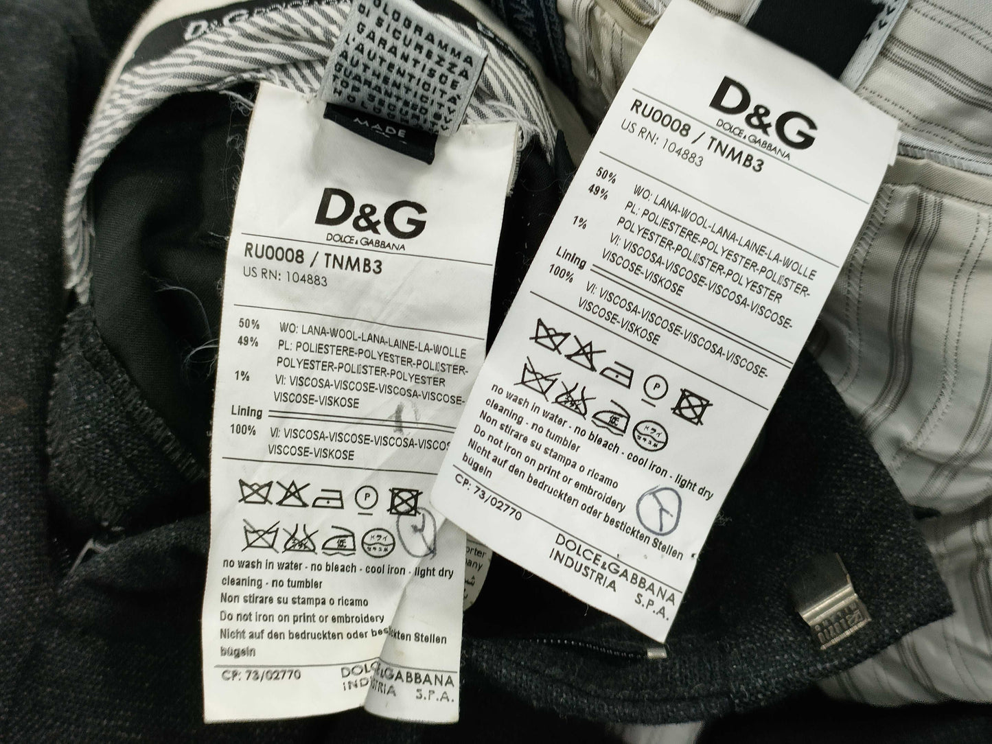 DOLCE&GABBANA suit jacket