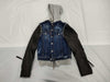 DSQUARED2 Denim/Hoodie/Leather Switch Jacket