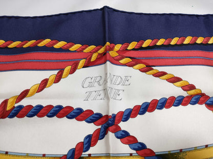 HERMES Carré GRANDE TENUE Horse Formal Scarf