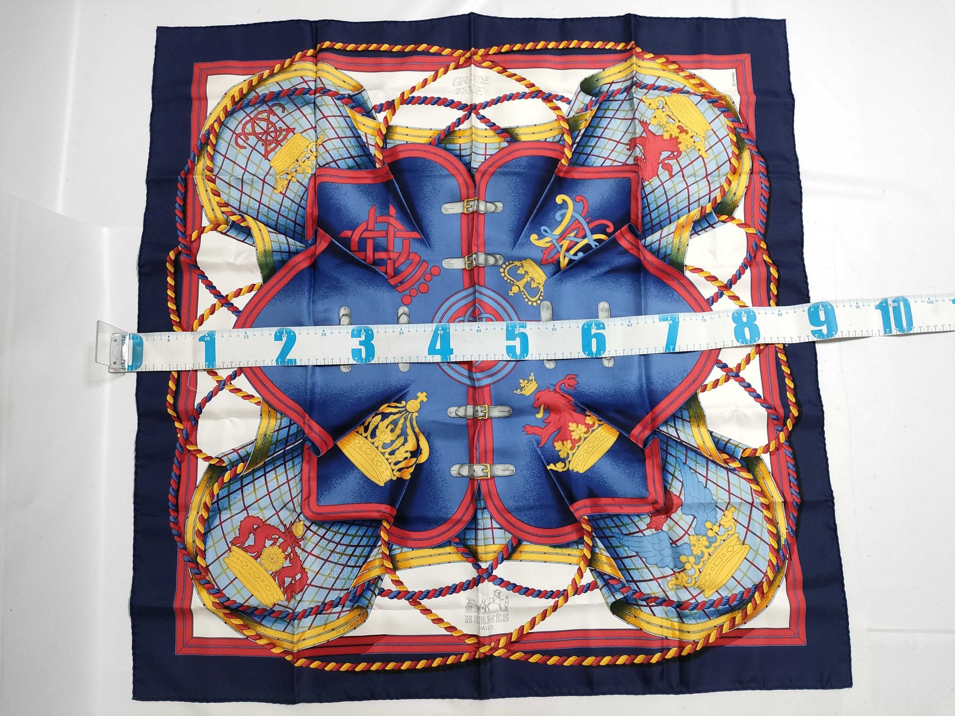 HERMES Carré GRANDE TENUE Horse Formal Scarf