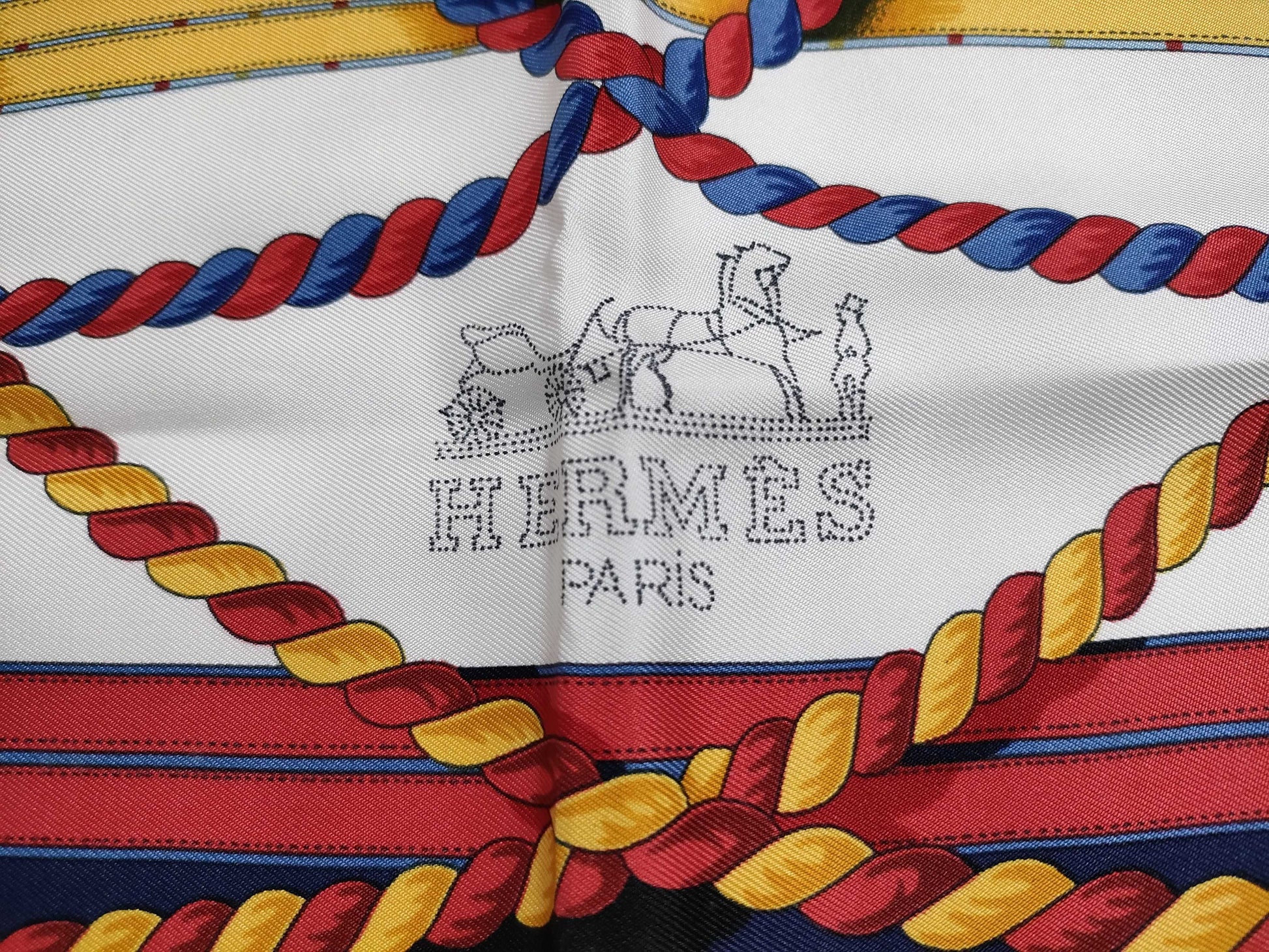 HERMES Carré GRANDE TENUE Horse Formal Scarf