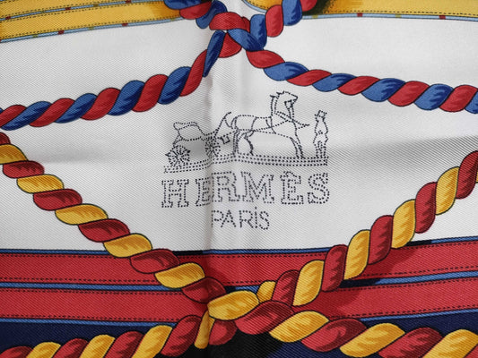 HERMES Carré GRANDE TENUE Horse Formal Scarf