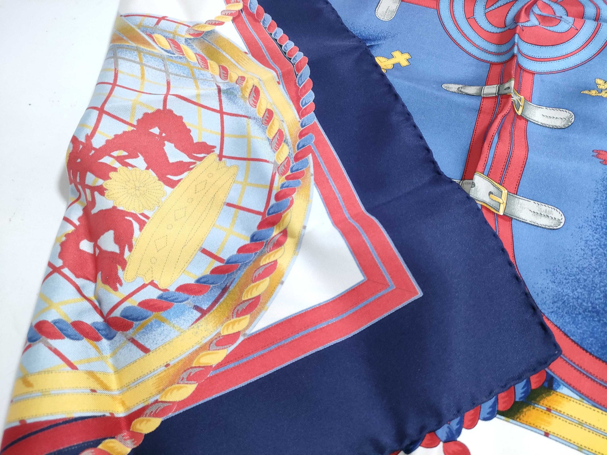 HERMES Carré GRANDE TENUE Horse Formal Scarf