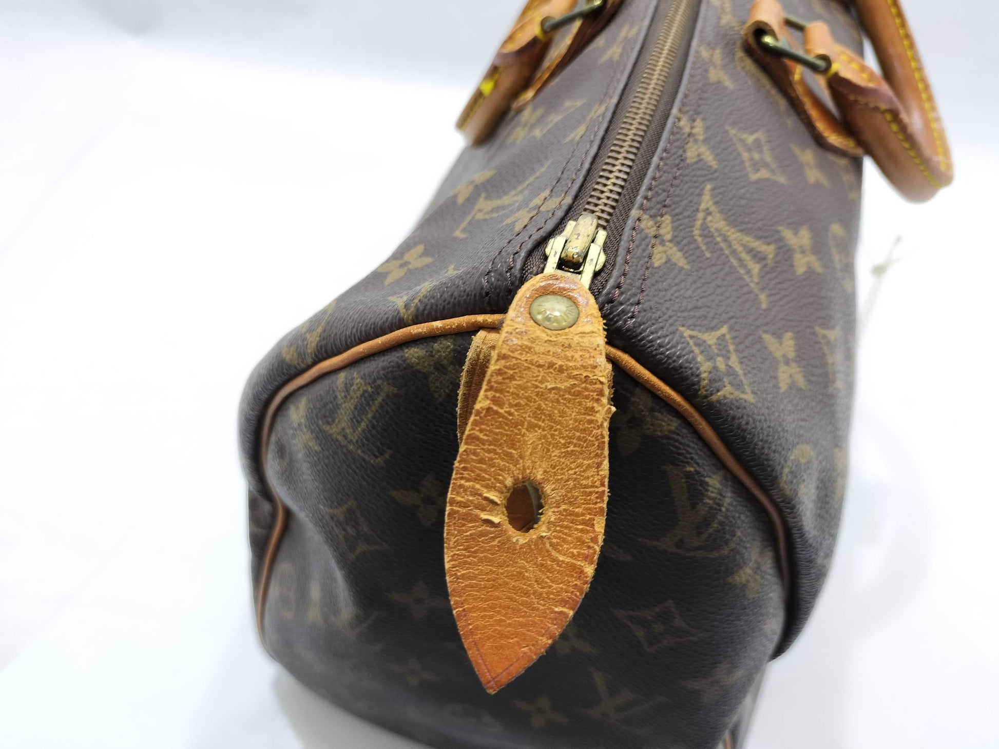 LOUIS VUITTON VI 864 Monogram Speedy 40 Boston Bag