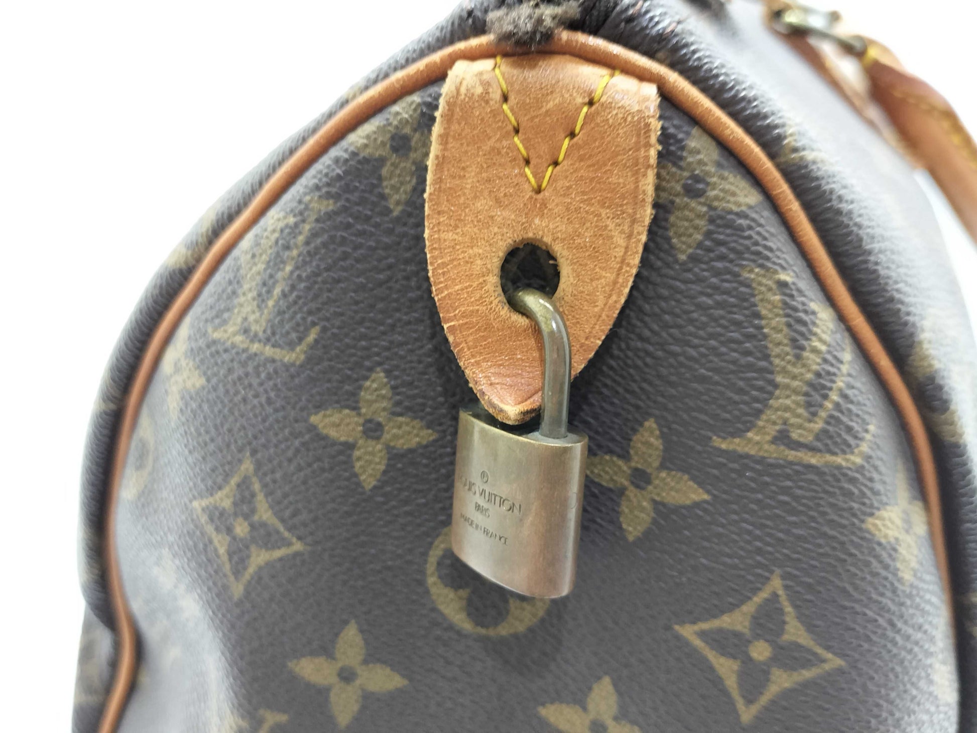 LOUIS VUITTON VI 864 Monogram Speedy 40 Boston Bag