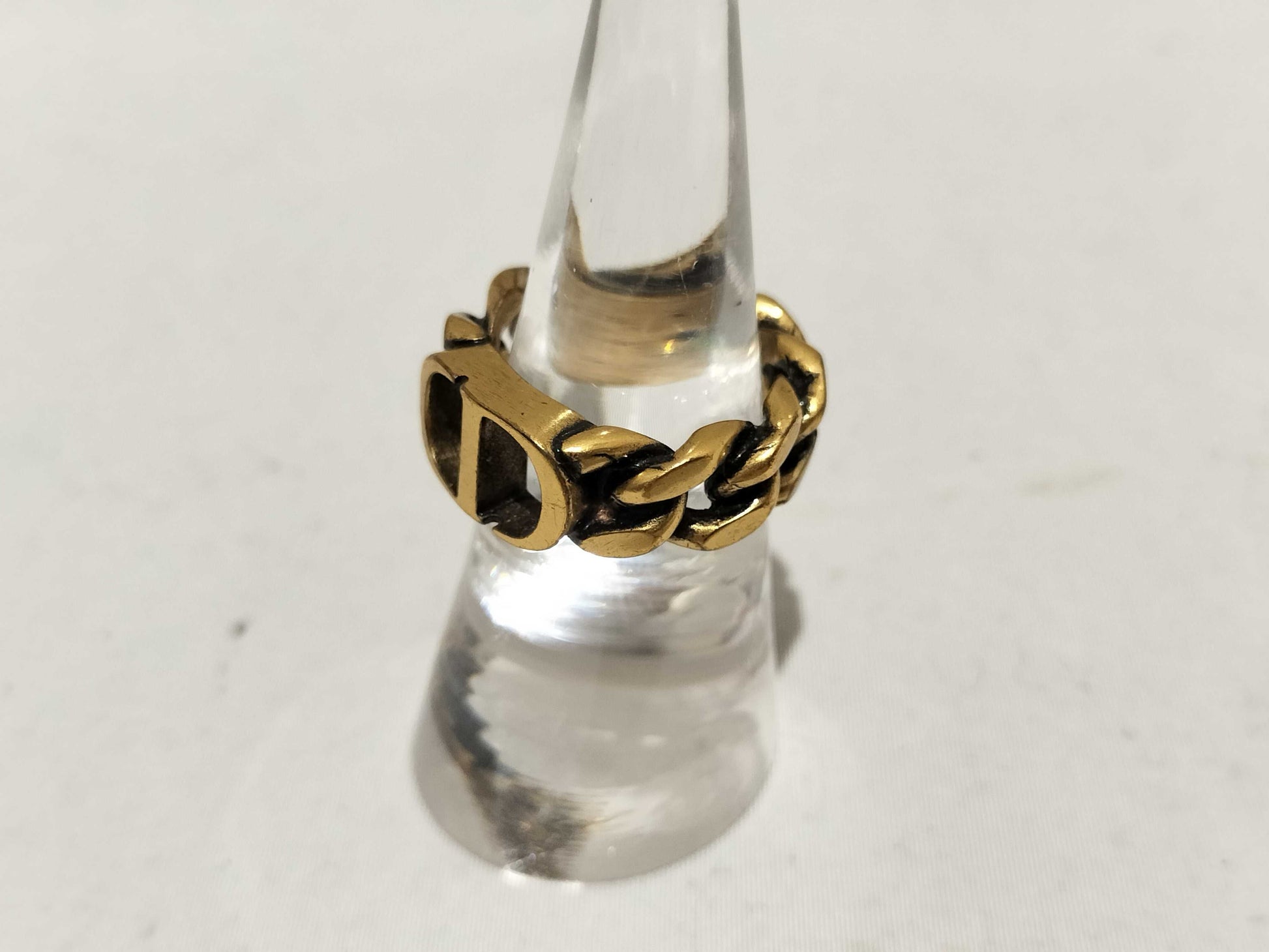 Dior CD logo ring