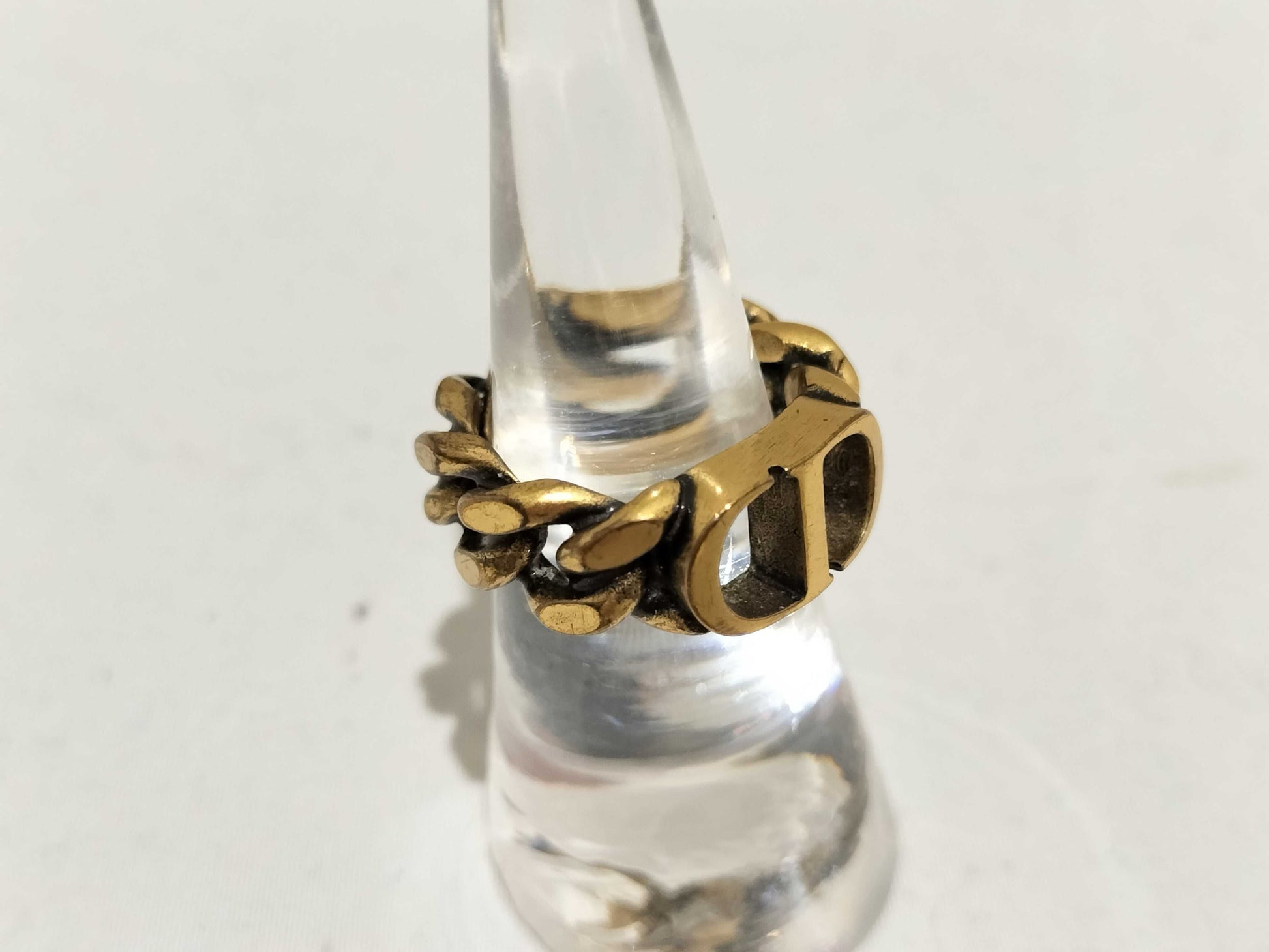 Dior CD logo ring