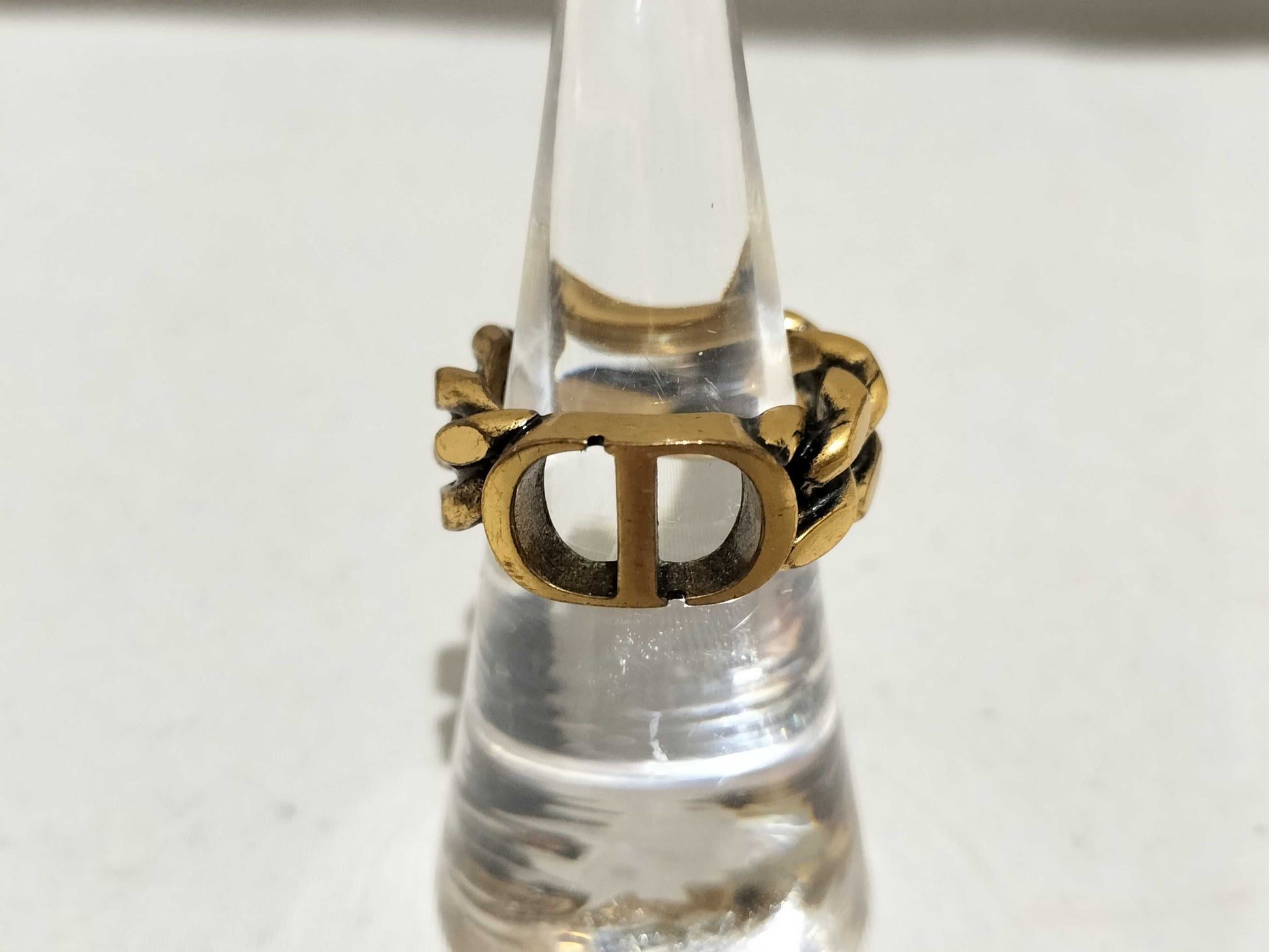 Dior CD logo ring