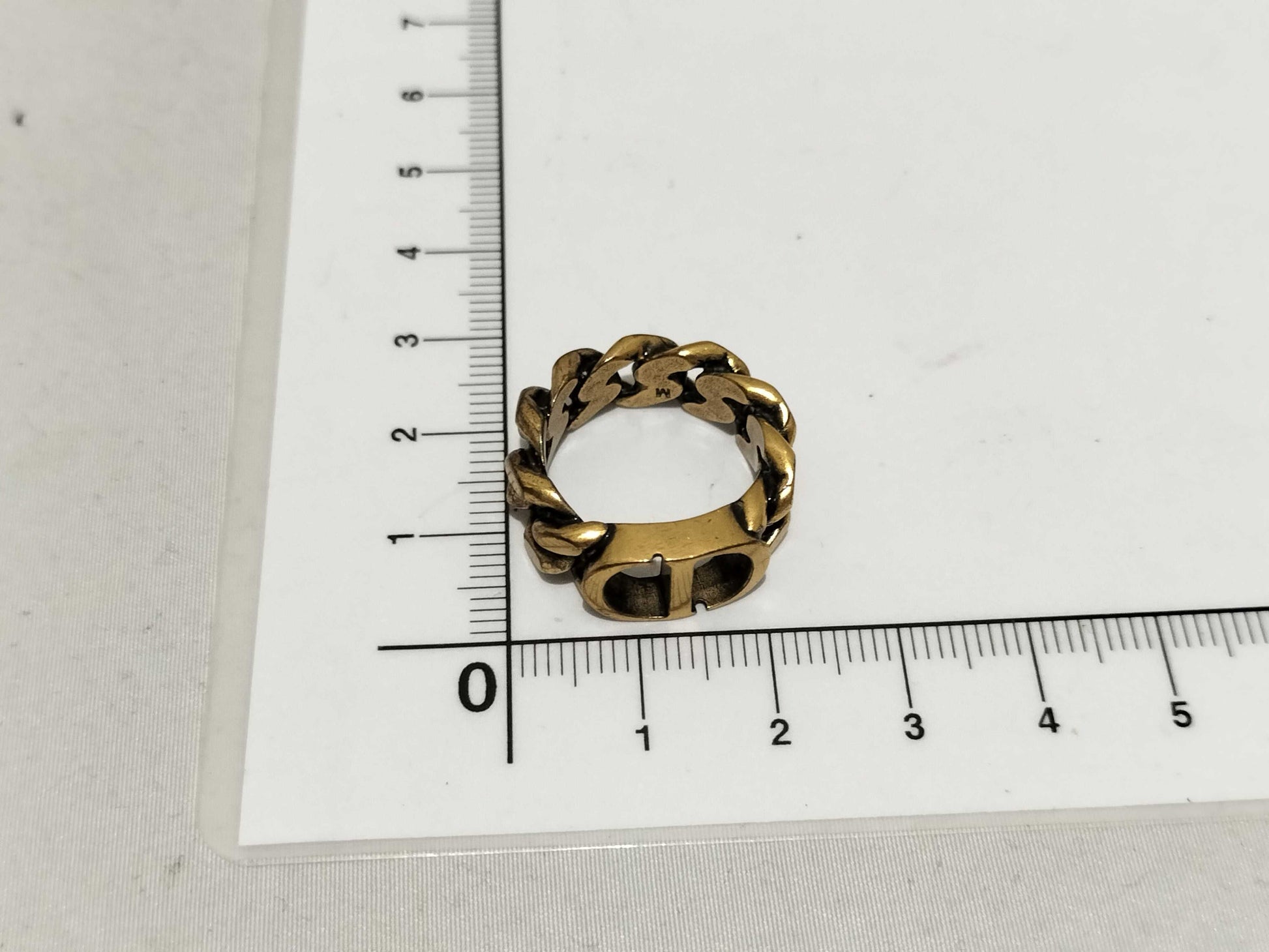 Dior CD logo ring