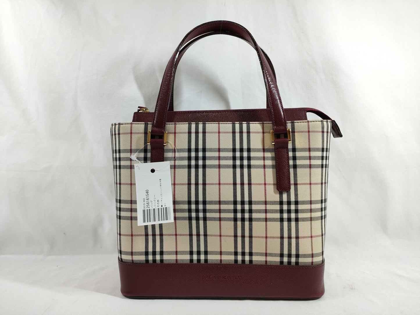 BURBERRY Nova Check/Handbag/Handle Scratches