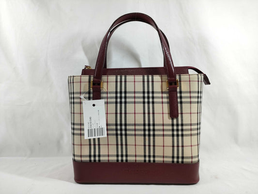BURBERRY Nova Check/Handbag/Handle Scratches