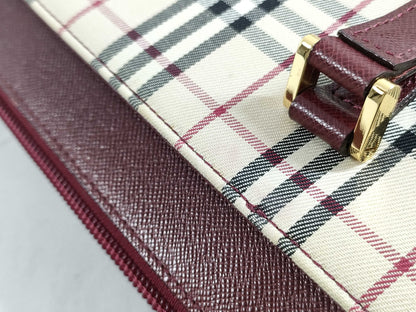 BURBERRY Nova Check/Handbag/Handle Scratches