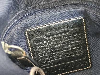COACH Signature Signature/Nylon x Leather 2-Piece Shoulder Bag