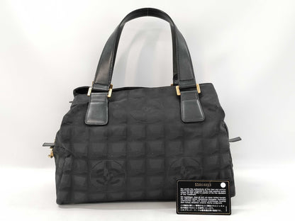 CHANEL New Travel Line Tote Bag Coco Mark Tote Bag