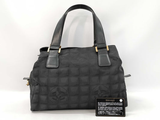 CHANEL New Travel Line Tote Bag Coco Mark Tote Bag