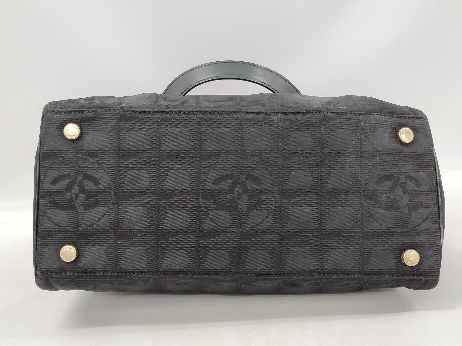 CHANEL New Travel Line Tote Bag Coco Mark Tote Bag