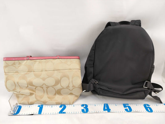 COACH Signature Handbag Set including Tory Burch, Kate Spade, and Samantha Thavasa