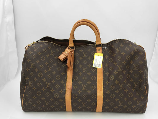 LOUIS VUITTON Monogram Keepall 60 Boston Bag