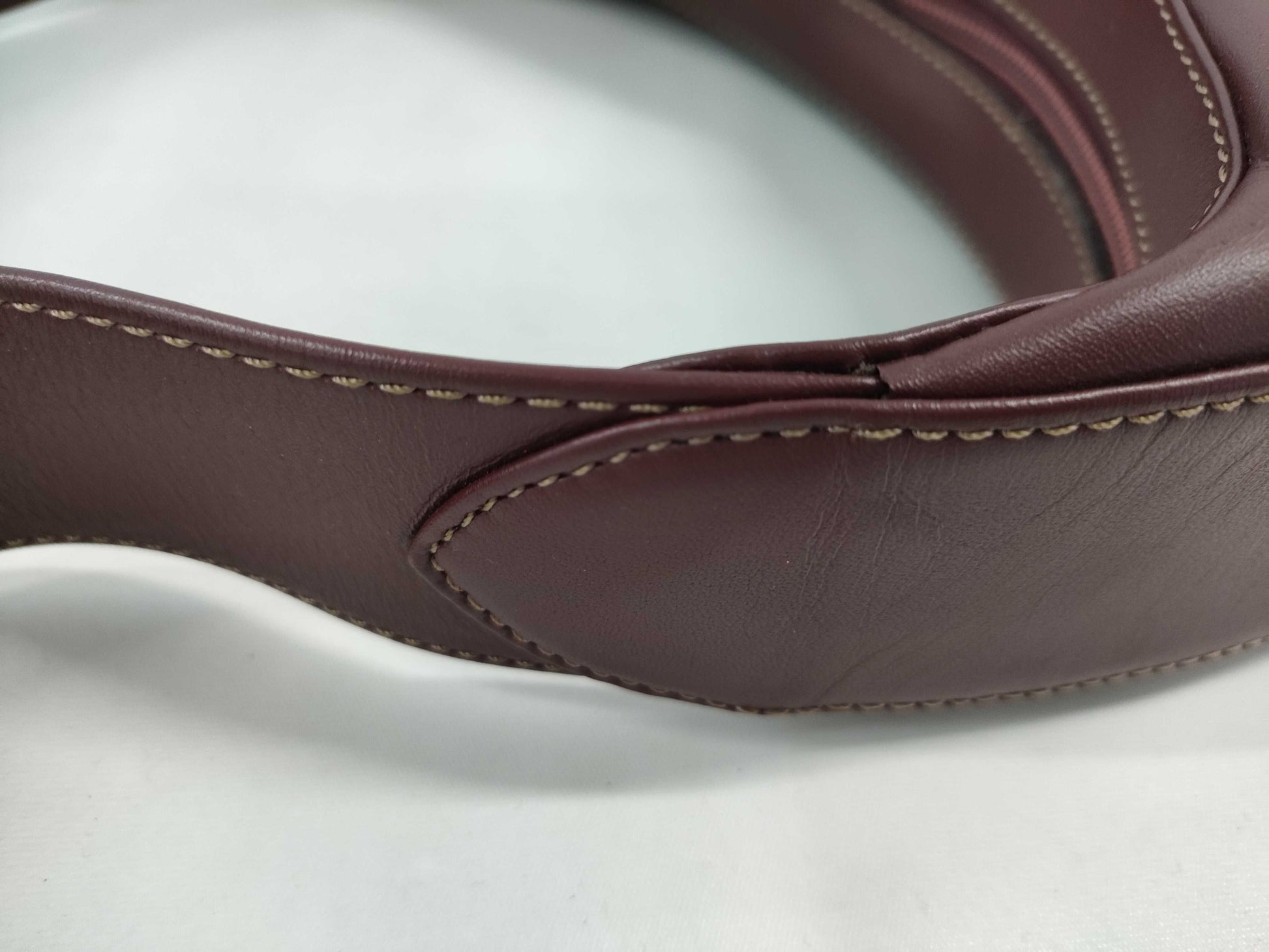 Cartier Stripe Leather One-Shoulder Shoulder Bag