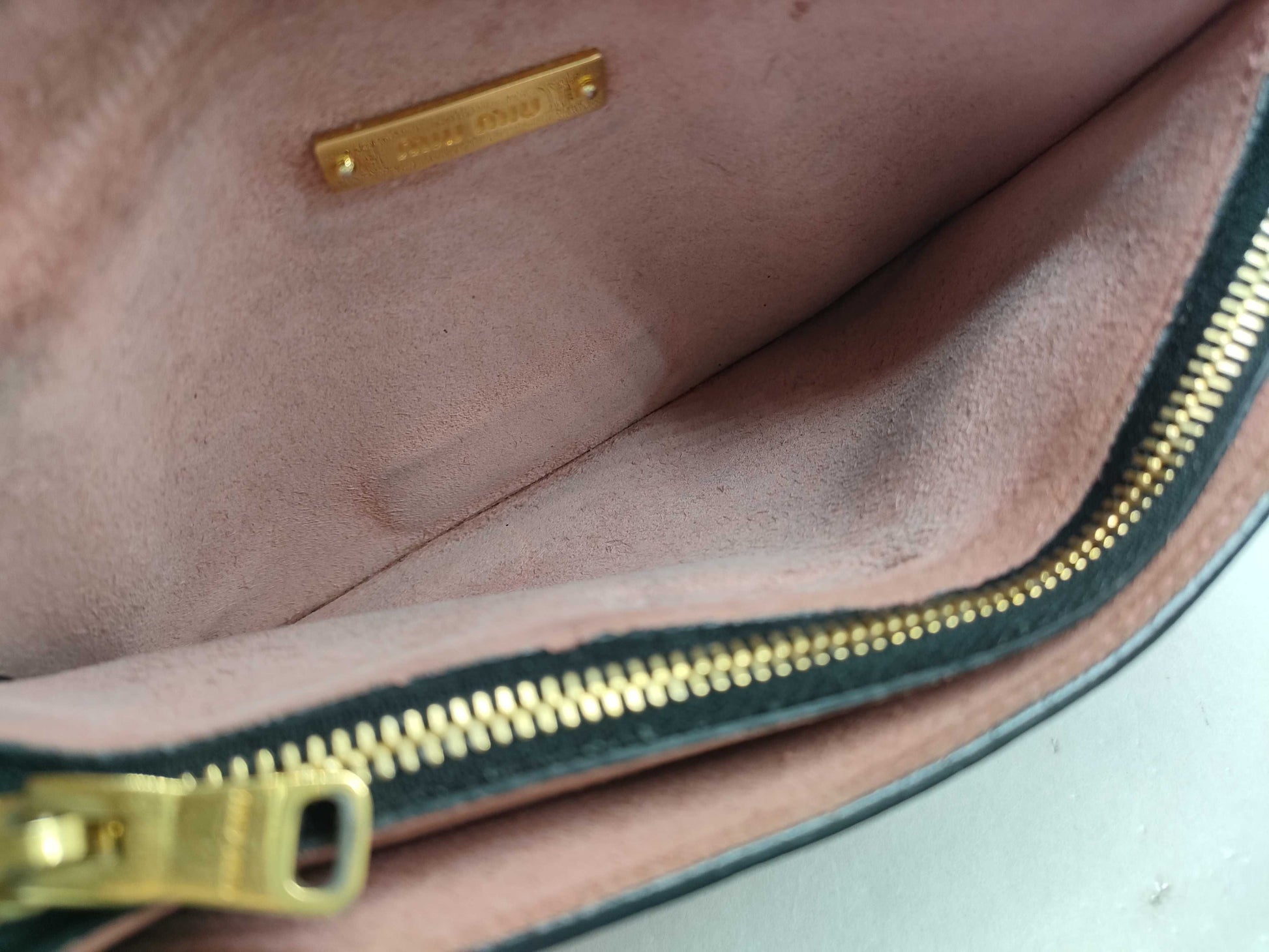 Miu Miu Leather Shoulder Bag Pouch Shoulder Bag