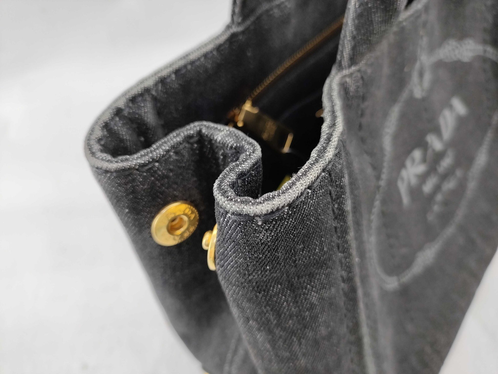PRADA Denim 1BG439 Handbag