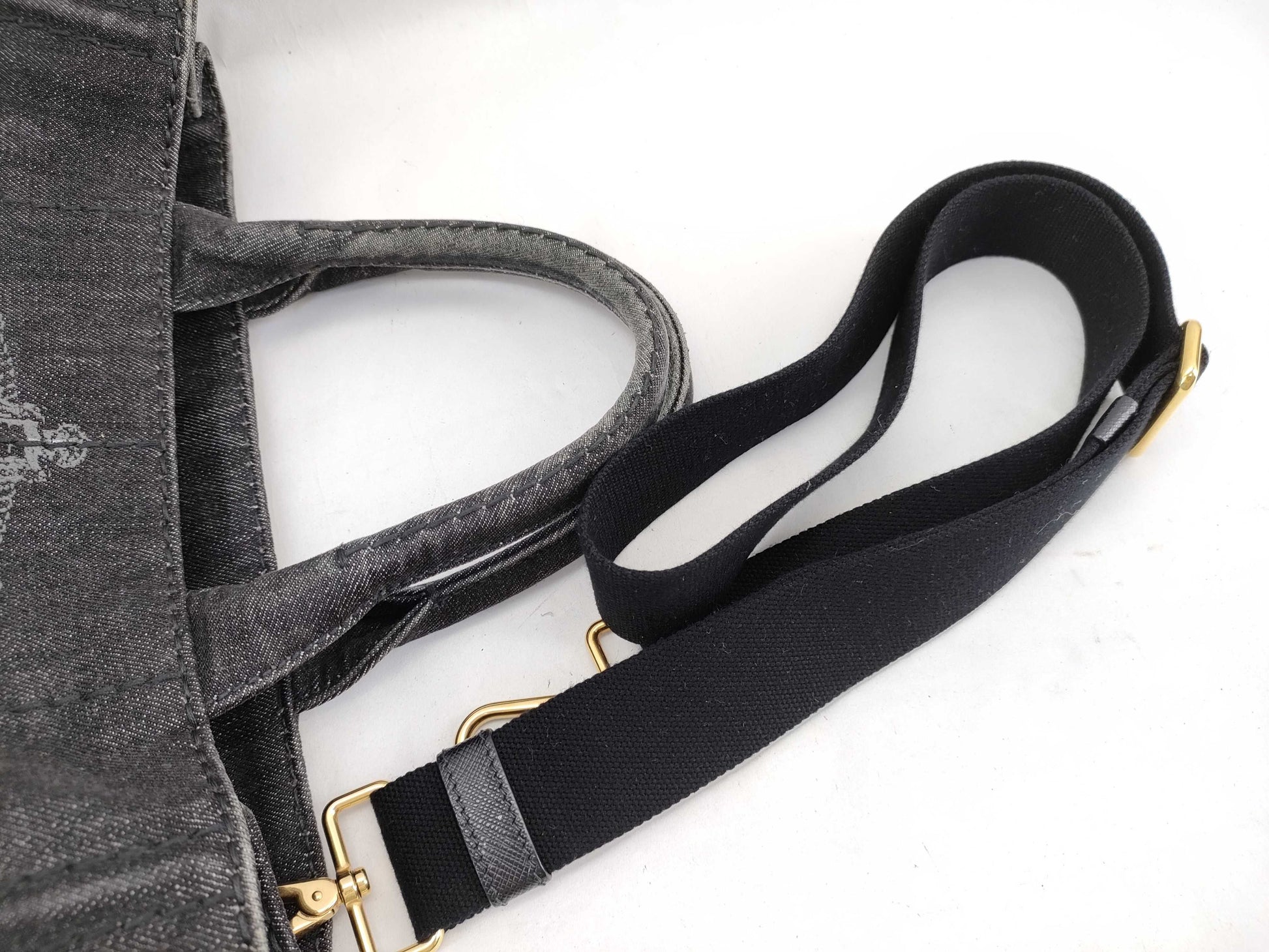 PRADA Denim 1BG439 Handbag