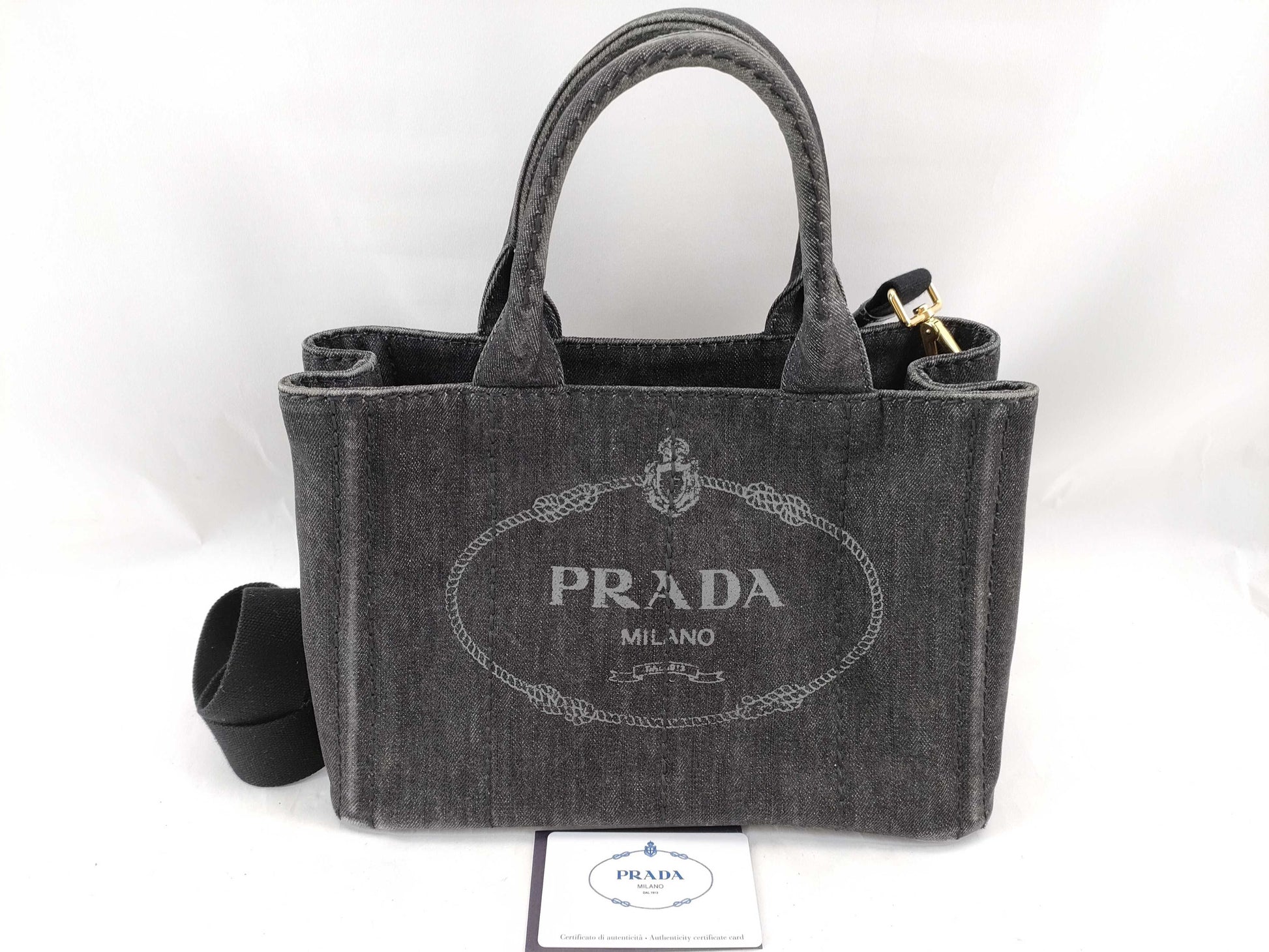 PRADA Denim 1BG439 Handbag