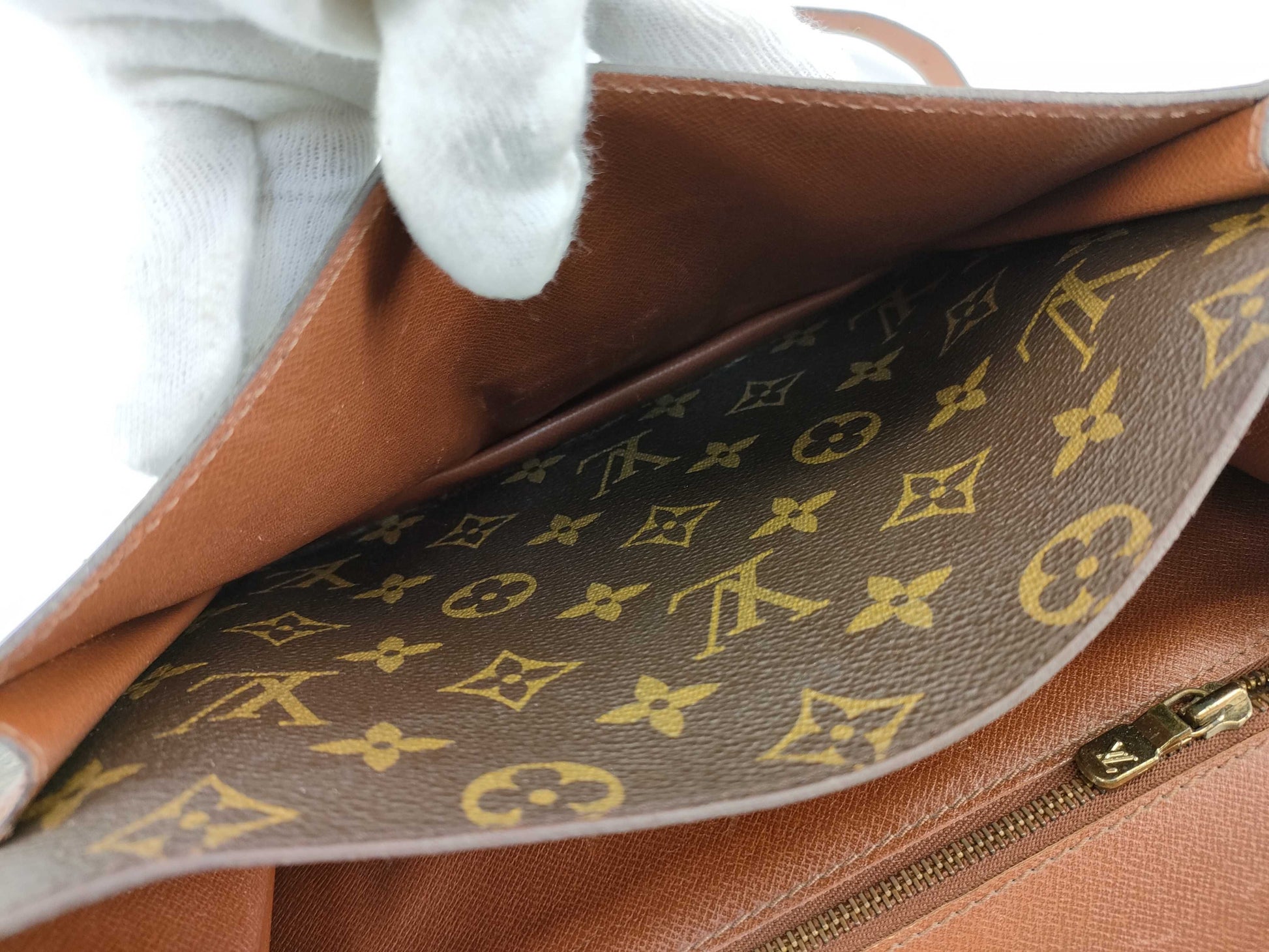 LOUIS VUITTON 864VI Monogram M51185 Monceau Shoulder/Key Handbag