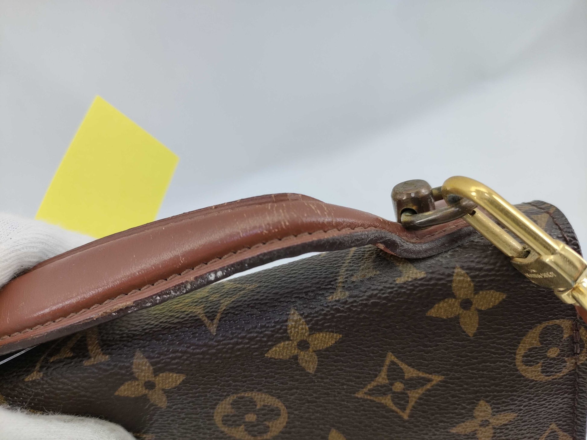 LOUIS VUITTON 864VI Monogram M51185 Monceau Shoulder/Key Handbag