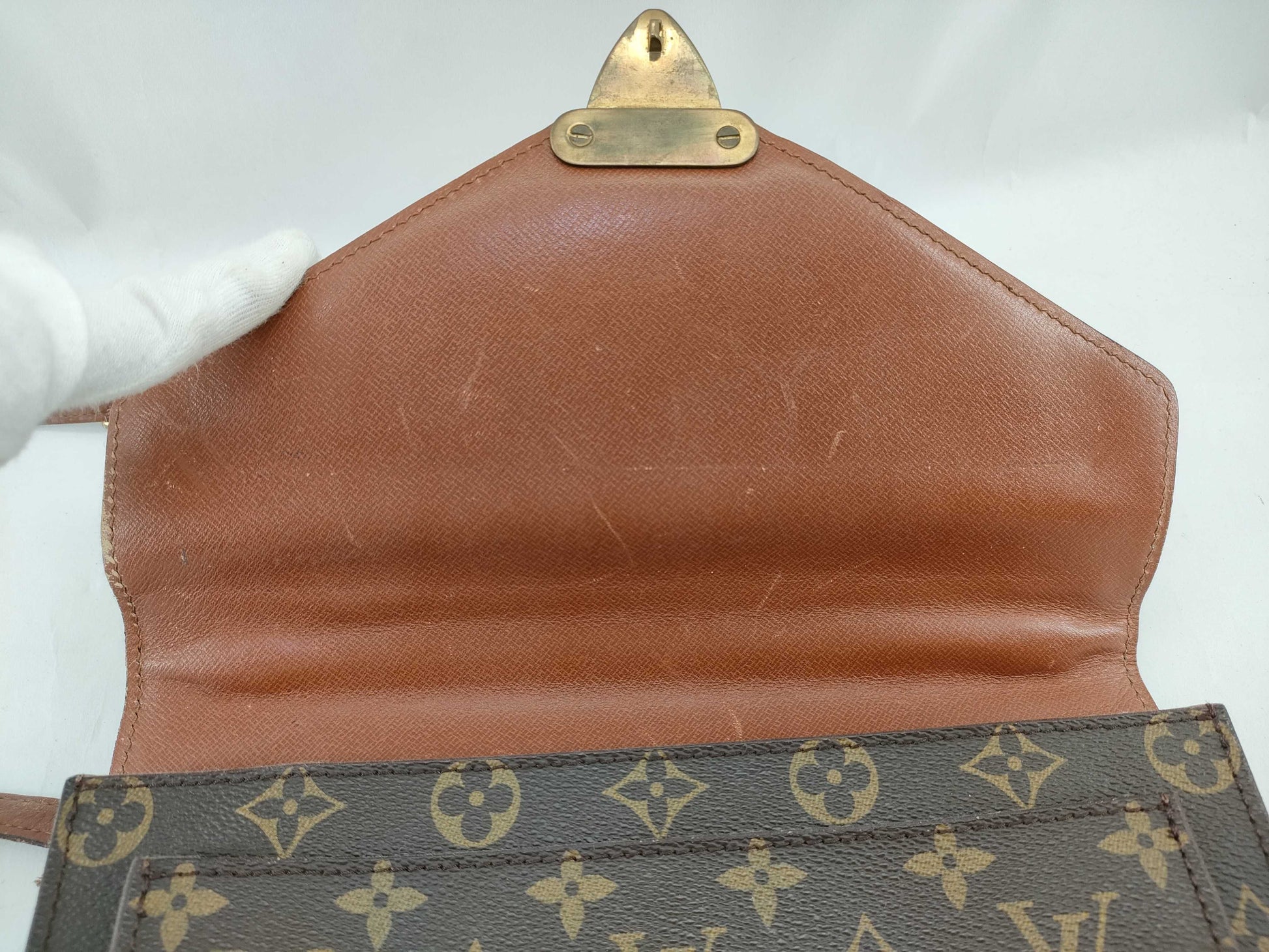LOUIS VUITTON 864VI Monogram M51185 Monceau Shoulder/Key Handbag