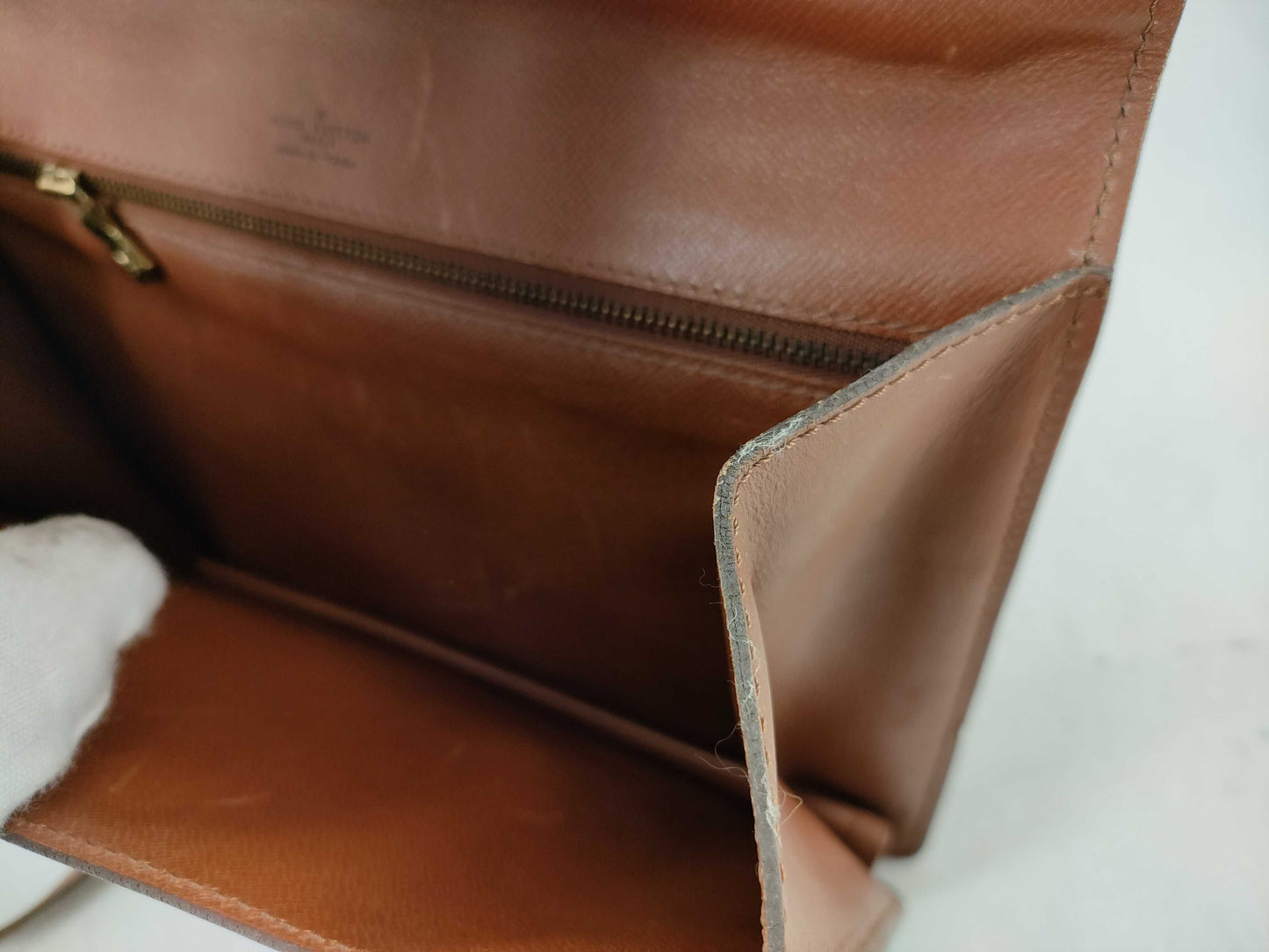 LOUIS VUITTON 864VI Monogram M51185 Monceau Shoulder/Key Handbag