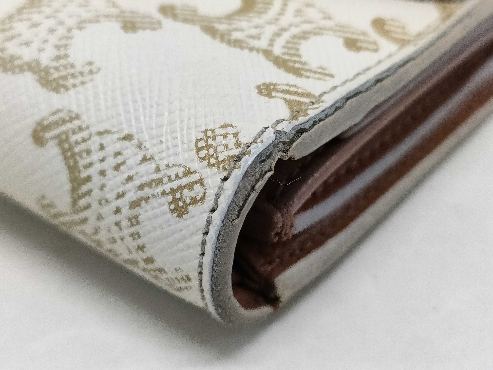 CELINE Triomphe Leather Compact Wallet