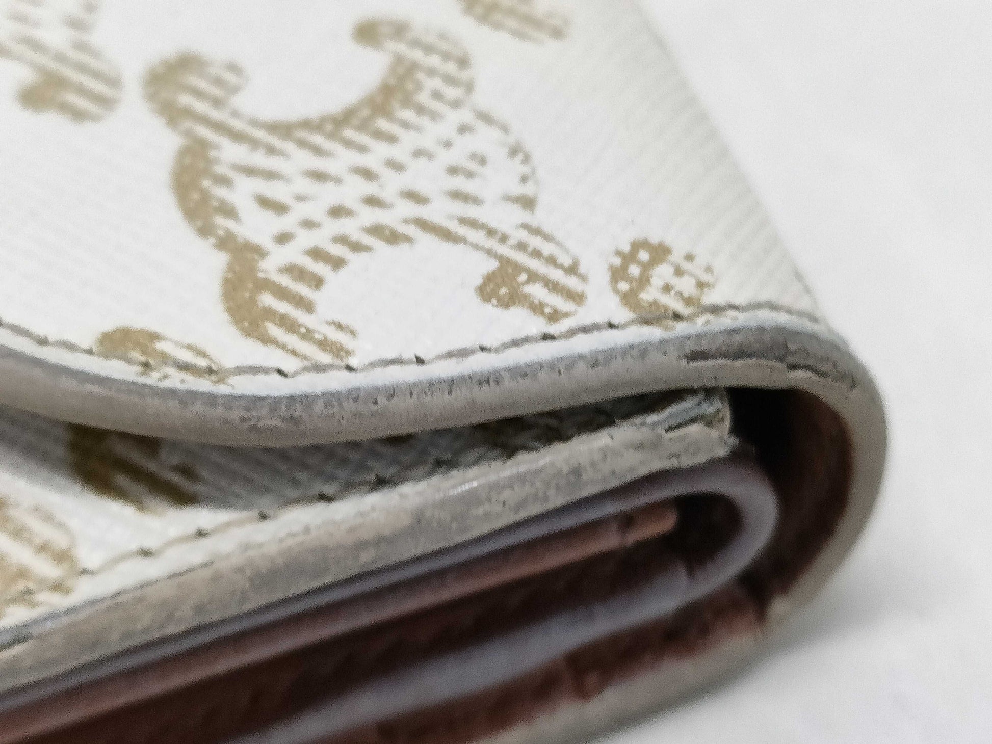 CELINE Triomphe Leather Compact Wallet